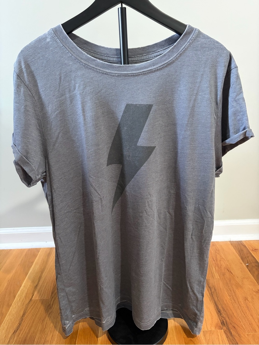 Karma Recycled Logo Gray Crewneck Tee